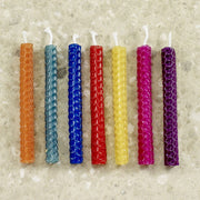Rite Lite Hanukkah Candles Multicolored Beeswax Hanukkah Candles