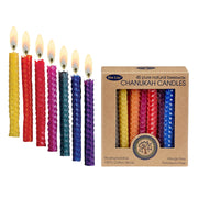 Rite Lite Hanukkah Candles Multicolored Beeswax Hanukkah Candles