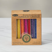 Rite Lite Hanukkah Candles Multicolored Beeswax Hanukkah Candles