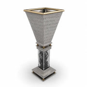Joy Stember - Wedding Glass Keepsake Square Kiddush Cup by Joy Stember - (Choice of Pattern) - ModernTribe