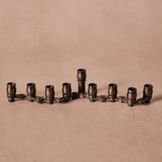Ten Thousand Villages Menorahs Recycled Bicycle Chain Menorah