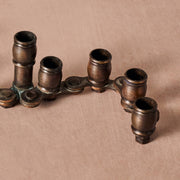 Ten Thousand Villages Menorahs Recycled Bicycle Chain Menorah