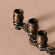 Ten Thousand Villages Menorahs Recycled Bicycle Chain Menorah