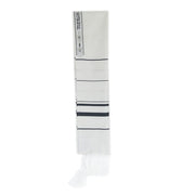 Zion Tallis Tallises Black and Silver Stripe Shvotim Tallis