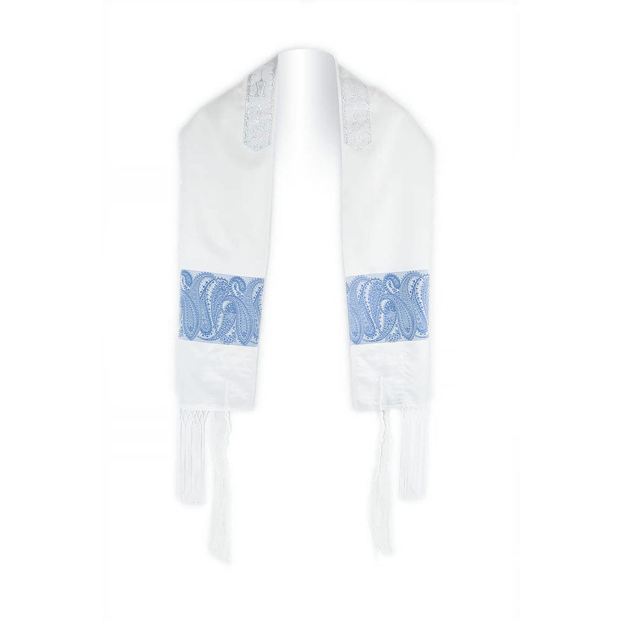 Zion Tallis Tallises Light Blue Paisley Tallis