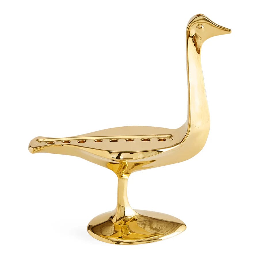 Jonathan Adler - Brass Bird Menorah by Jonathan Adler - ModernTribe