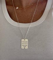 Miriam Merenfeld Jewelry Necklaces Bring Them Home Tag Necklace - Gold Vermeil - 32" - 100% of Profits Donated