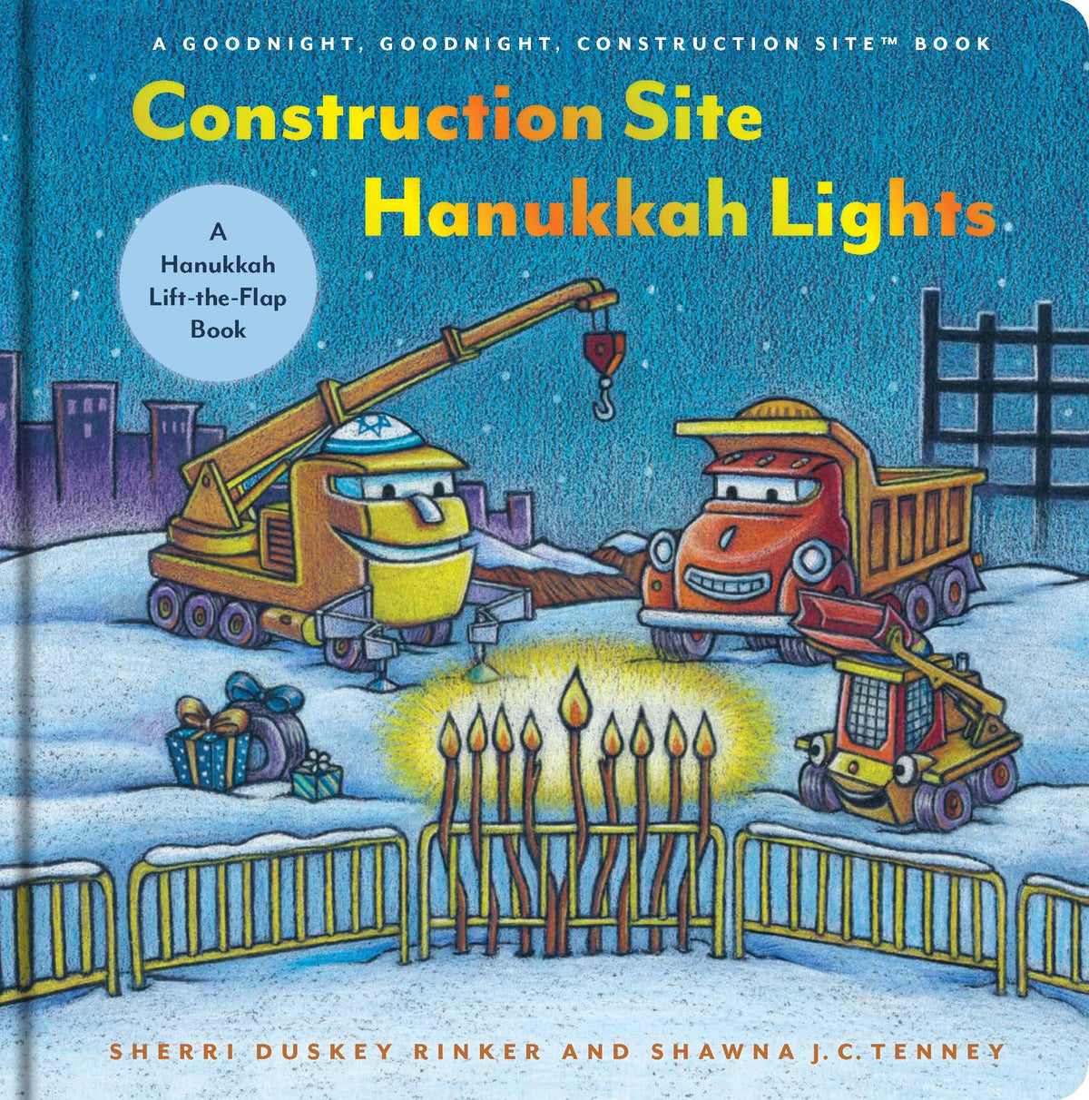 Chronicle Books - Construction Site Hanukkah Lights - Board Book - ModernTribe