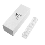 Lainy Home Mezuzahs Octagon Crystal Mezuzah