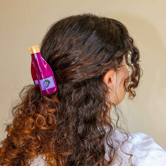 Seder Night Wine Bottle Hair Claw