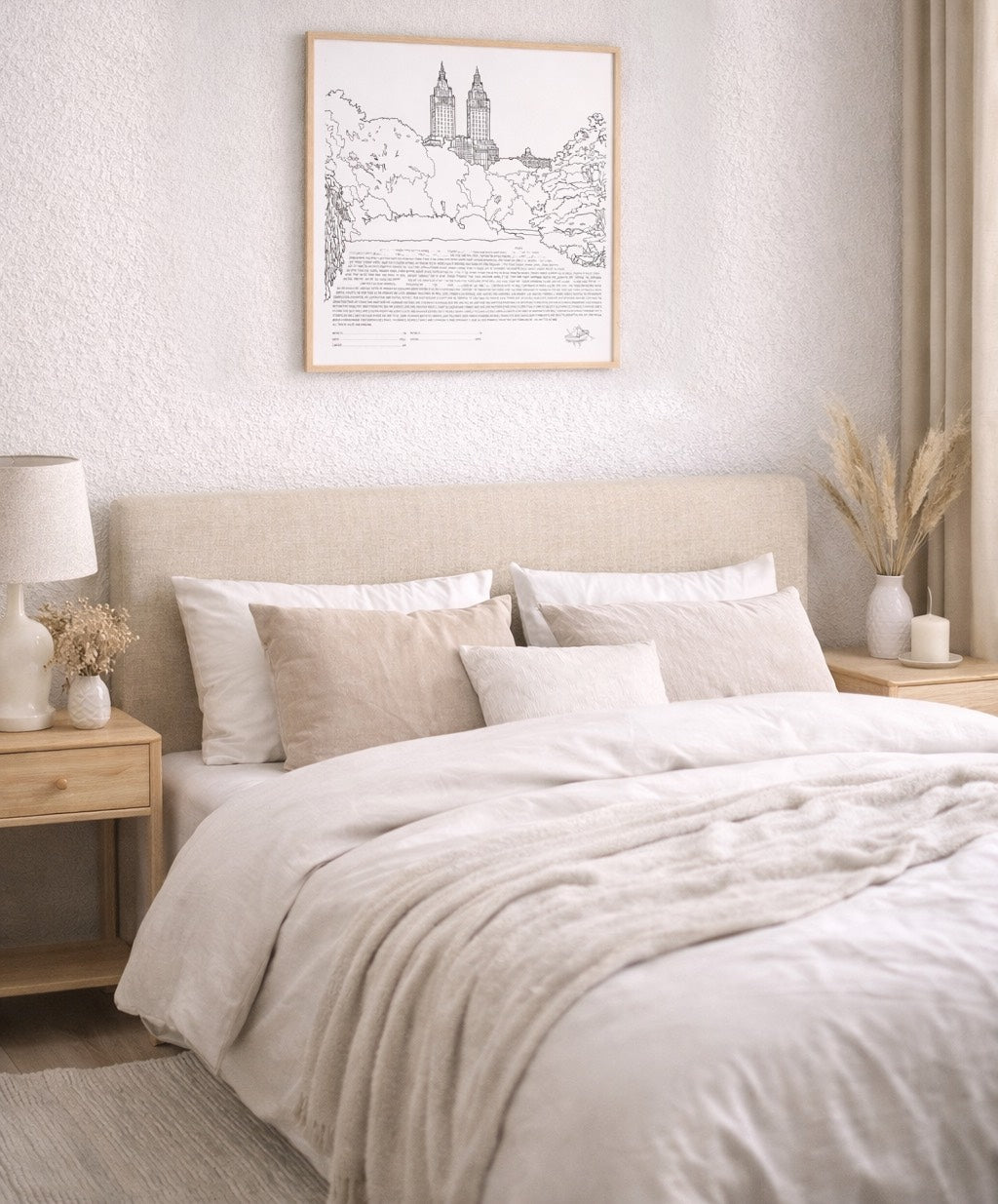 Mazel Mazel - The Central Park Line Drawing Ketubah - ModernTribe