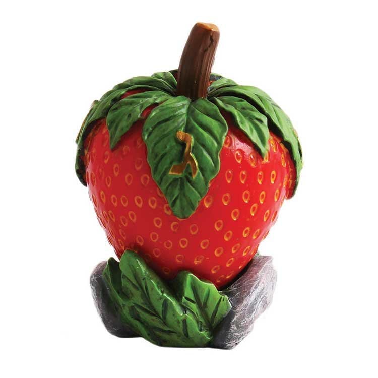 Zion Judaica Dreidels Strawberry Collectors Dreidel With Matching Display