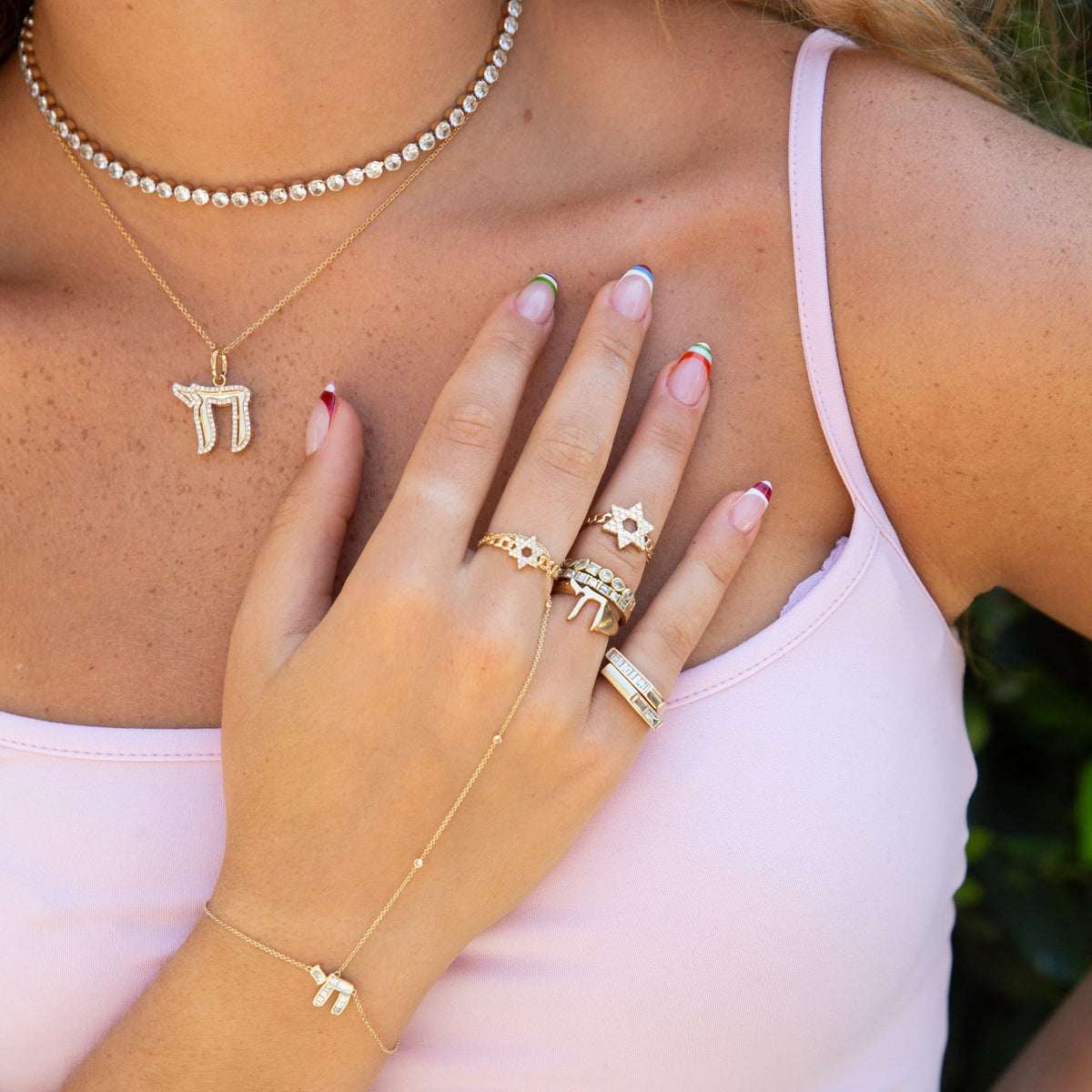 Les Petit Jewels Rings Chai Signet Ring - 14k Gold