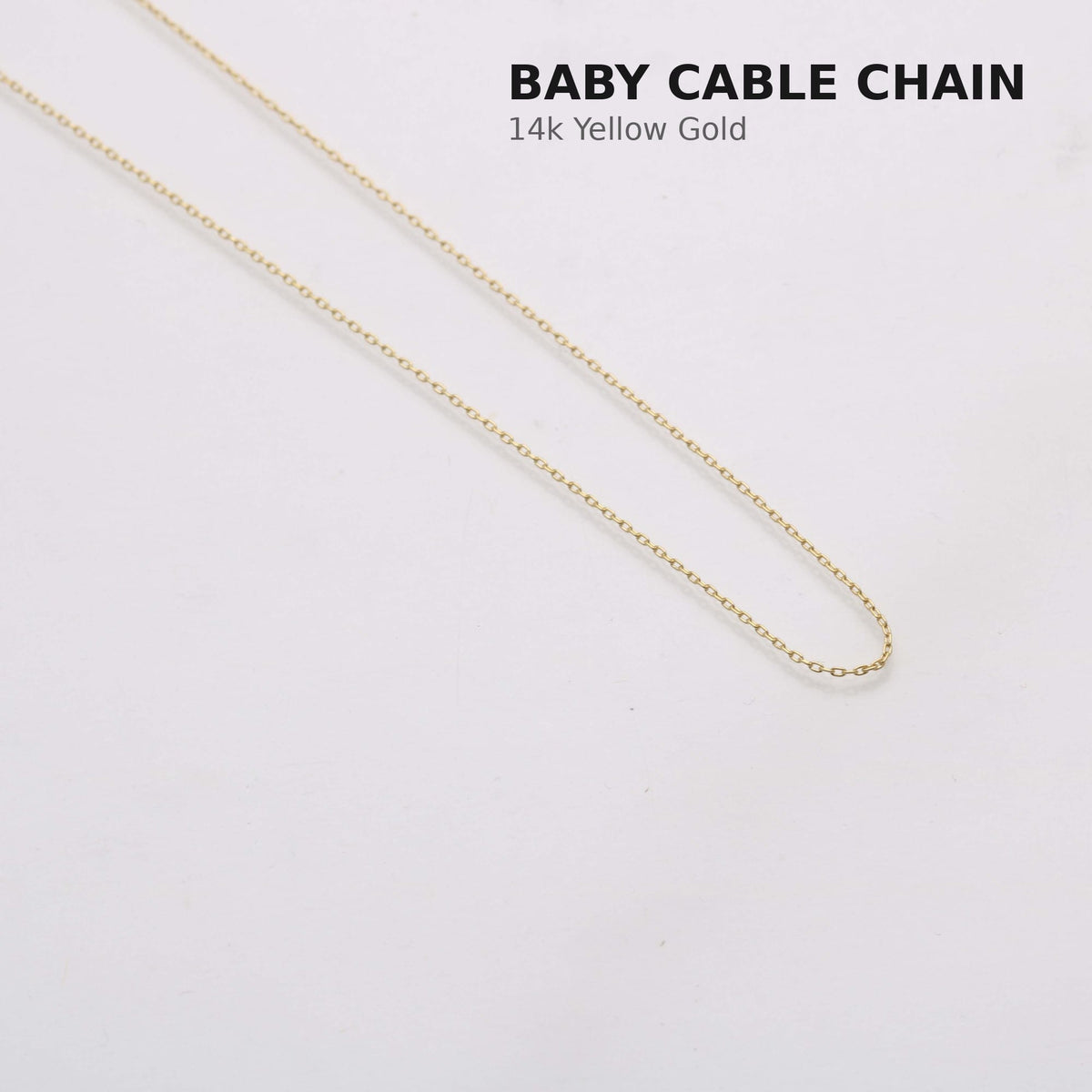 Bareket Jewelry Necklaces 14k Yellow Gold / 18" Baby Cable Chain Star of David Diamond Pendant in 14k Yellow, Rose or White Gold
