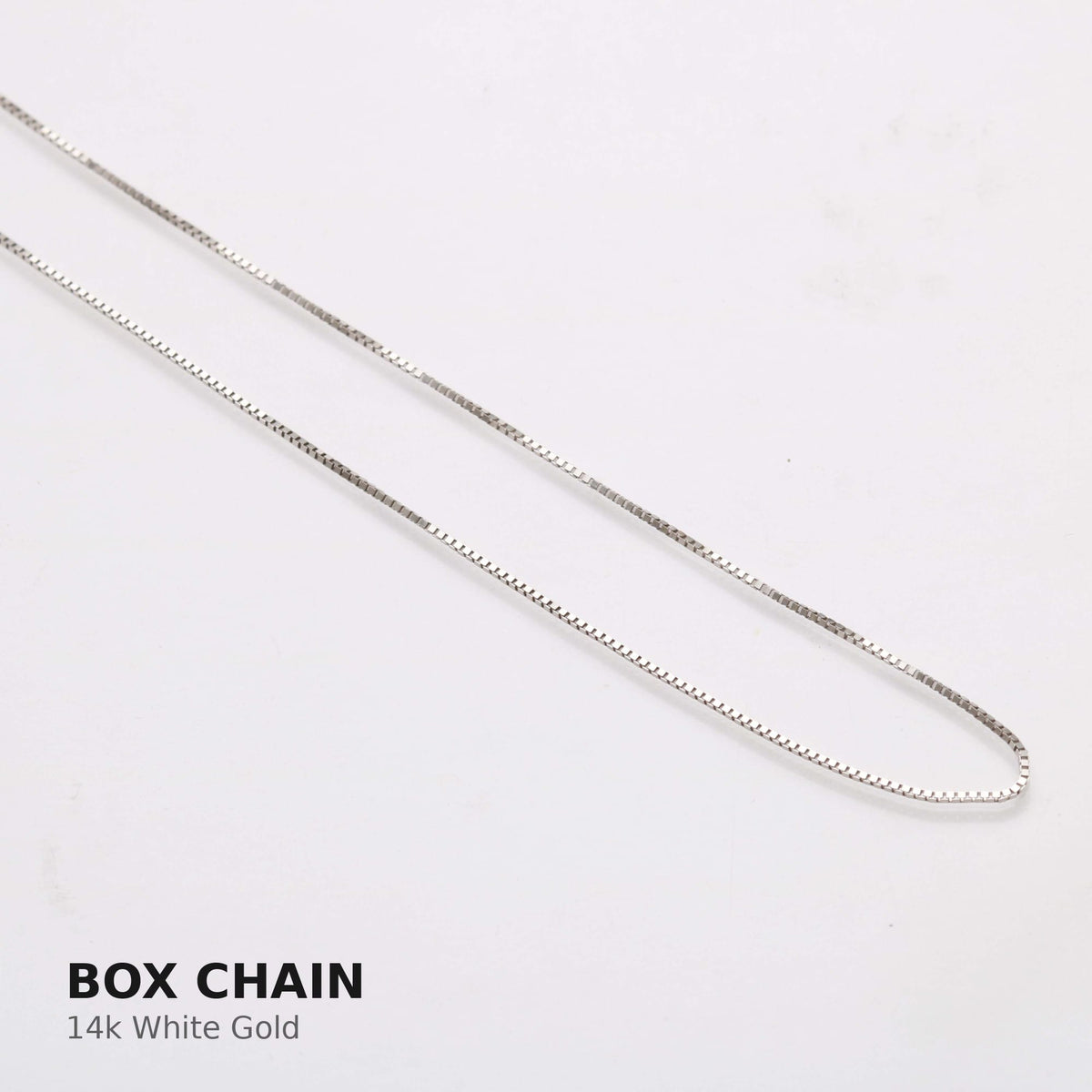Bareket Jewelry Necklaces 14k White Gold / 16" Box Chain Star of David Diamond Pendant in 14k Yellow, Rose or White Gold