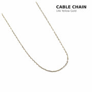 Bareket Jewelry Necklaces 16" Cable Chain Twisted Woven Star of David Necklace - 14k Yellow Gold