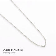Bareket Jewelry Necklaces 16" Cable Chain Double Chai Oxidized Necklace - Sterling Silver