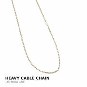 Bareket Jewelry Necklaces 14k Yellow Gold / 16" Heavy Cable Chain Star of David Diamond Pendant in 14k Yellow, Rose or White Gold