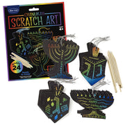 Rite Lite Dreidels Chanukah Scratch Art