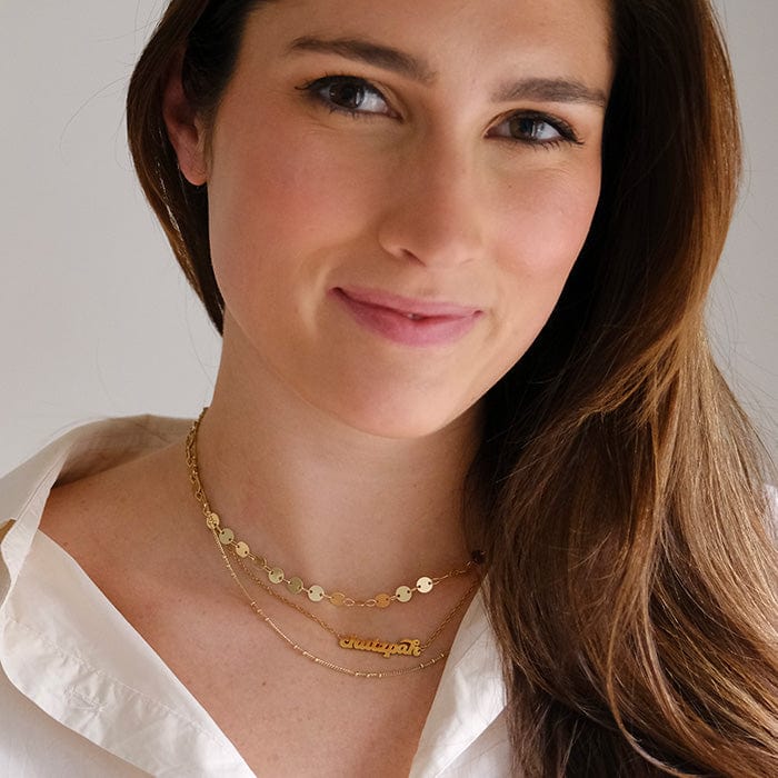 Mamaleh - Chutzpah Yidderish Necklace - Gold - ModernTribe