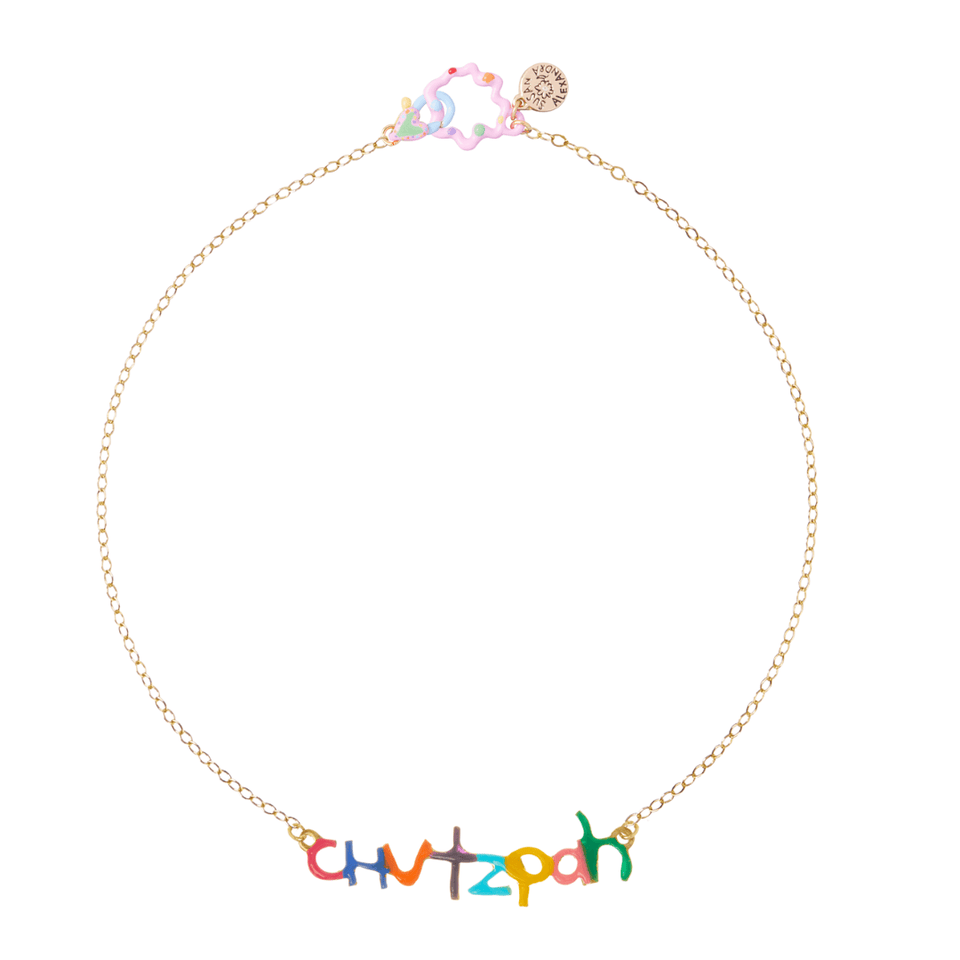 Susan Alexandra - Rainbow Chutzpah Necklace by Susan Alexandra - Bronze - ModernTribe