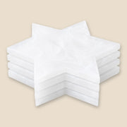 Kinor Decor Coasters Resin Snow Drift Star of David Coasters - Set of 4