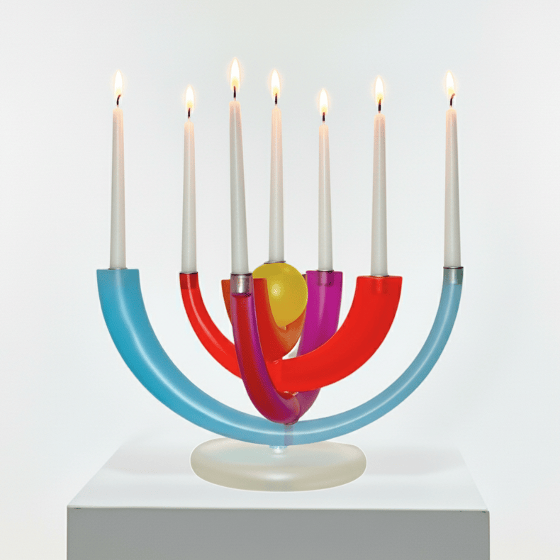 Yoni Alter Menorahs Colors and Lights Menorah by Yoni Alter