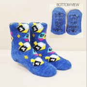 Rite Lite Socks Hanukkah Youth Cozy Slipper Socks with Lurex