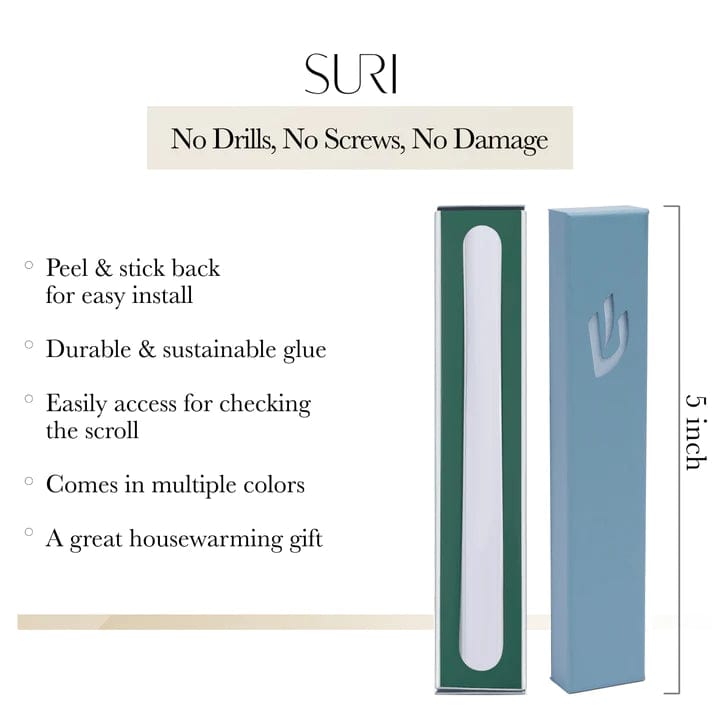 SURI - Cornflower Blue Sweetheart Mezuzah Case - ModernTribe