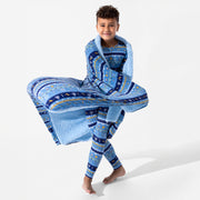 Bellabu Bear Blankets Hanukkah Fair Isle Bamboo Sherpa Blanket by Bellabu Bear