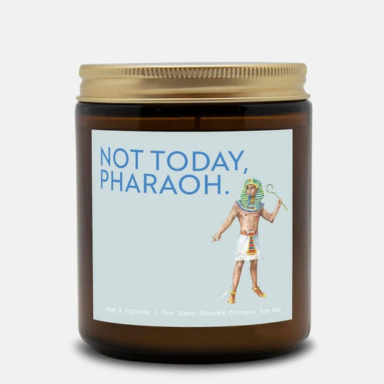 Not Today, Pharaoh Passover Candle