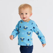 Monica + Andy - Kids Menorah Long Sleeve Crewneck Tee by Monica + Andy - (Sizes 18M - 8) - ModernTribe