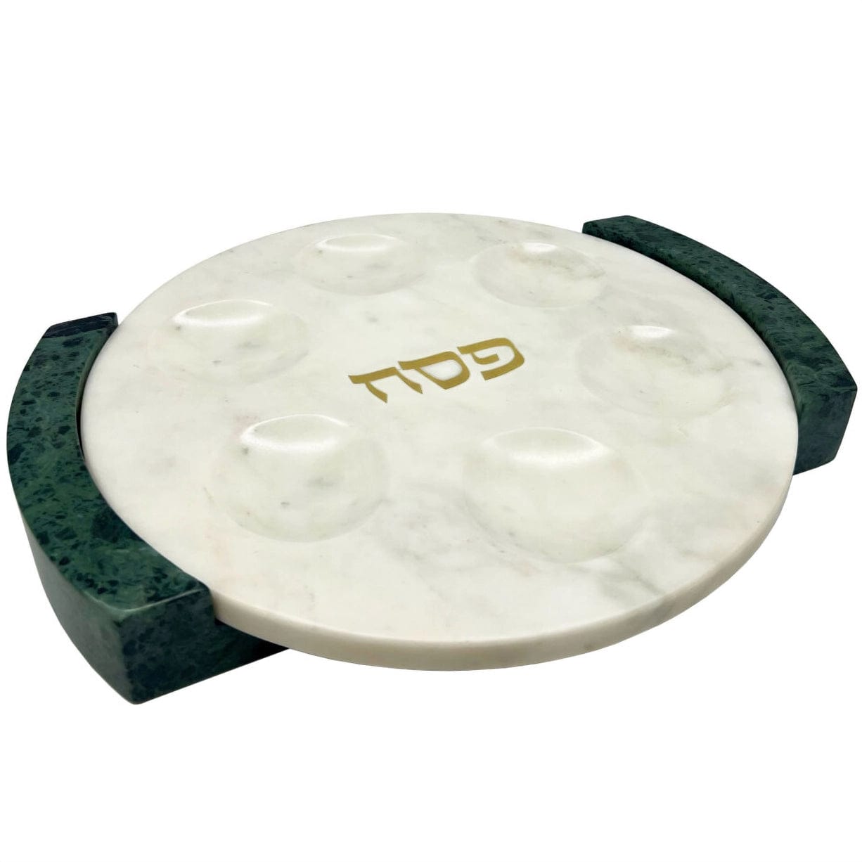 Godinger Seder Plates Reversible 2-in-1 Marble Seder Plate and Serving Board