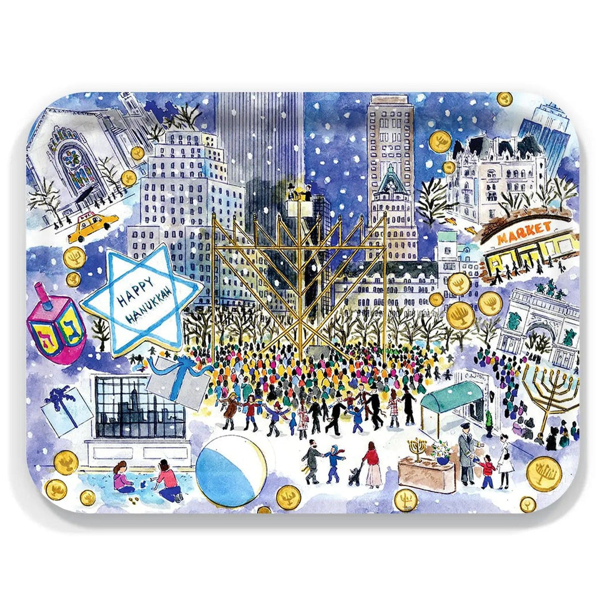 Trays4Us - Hanukkah New York Tray - ModernTribe