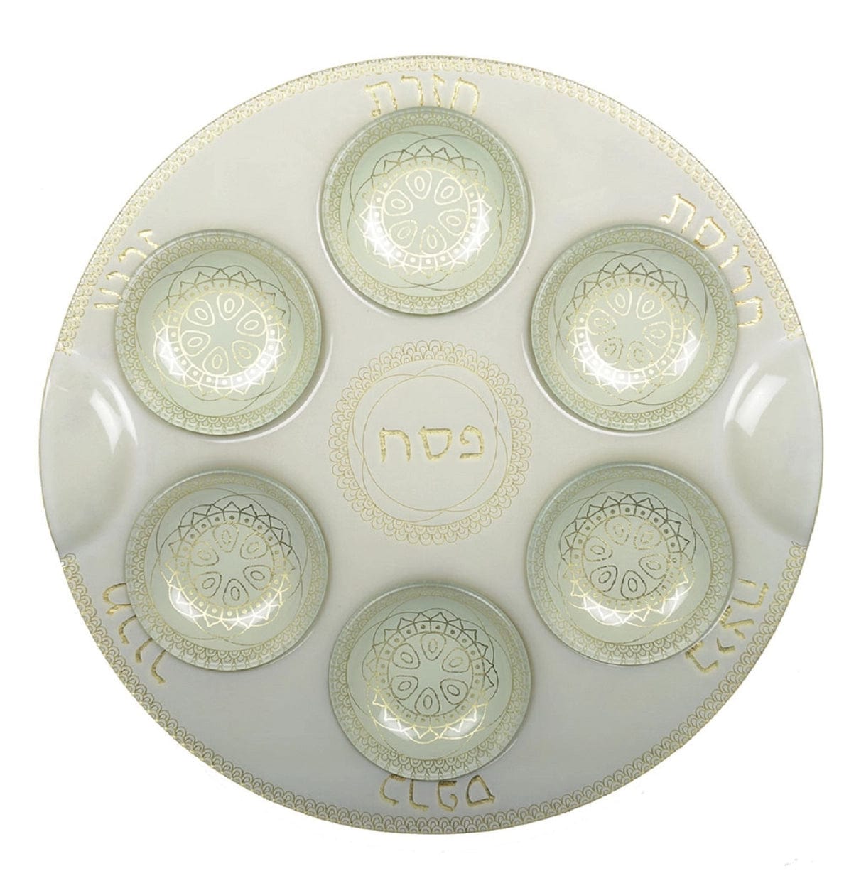 Aulica - Golden Mandala Seder Plate - ModernTribe