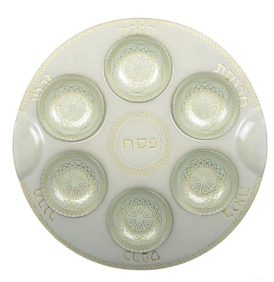 Golden Mandala Seder Plate