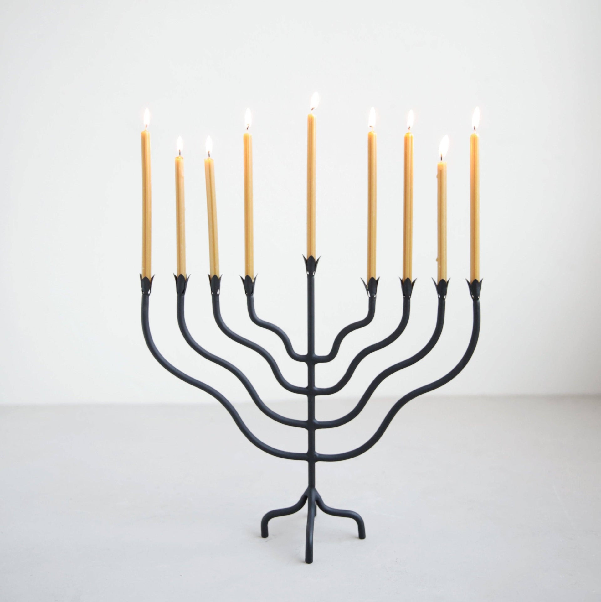 The Floral Society Menorahs Iron Beacon Menorah