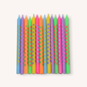 Ner Mitzvah Hanukkah Candles Dreidel Art Multicolor Hanukkah Candles - 45 Pack