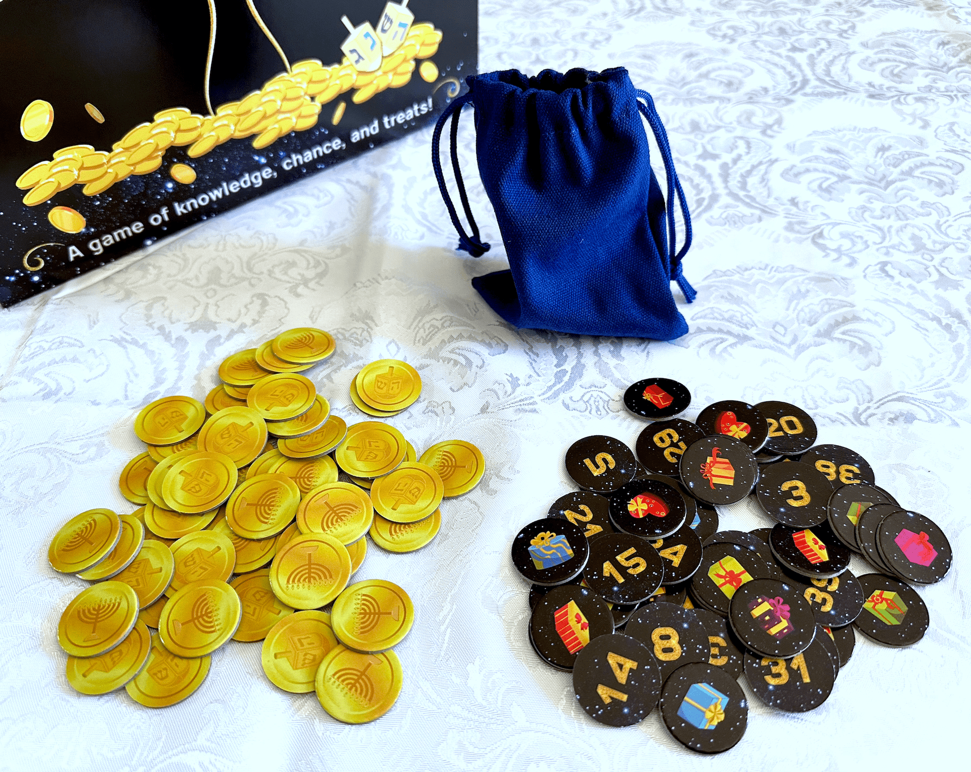 Gifts Galore Games - Gelt Galore Hanukkah Board Game - ModernTribe