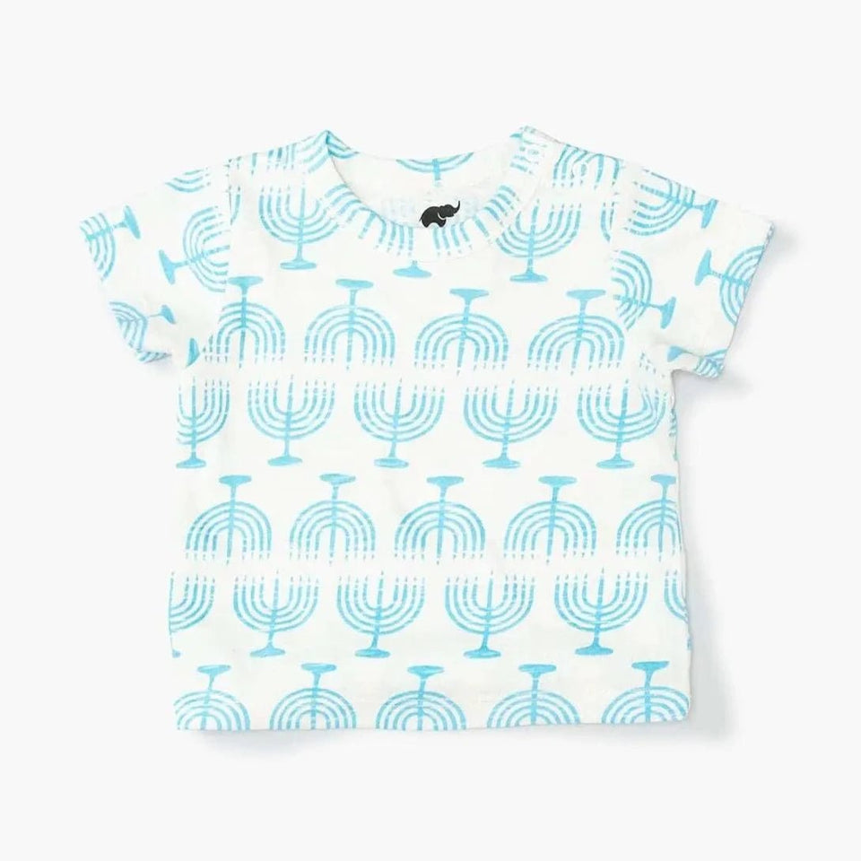 Monica + Andy - Kids Unisex Menorah Tee by Monica + Andy - (Sizes 3M - 2T) - ModernTribe