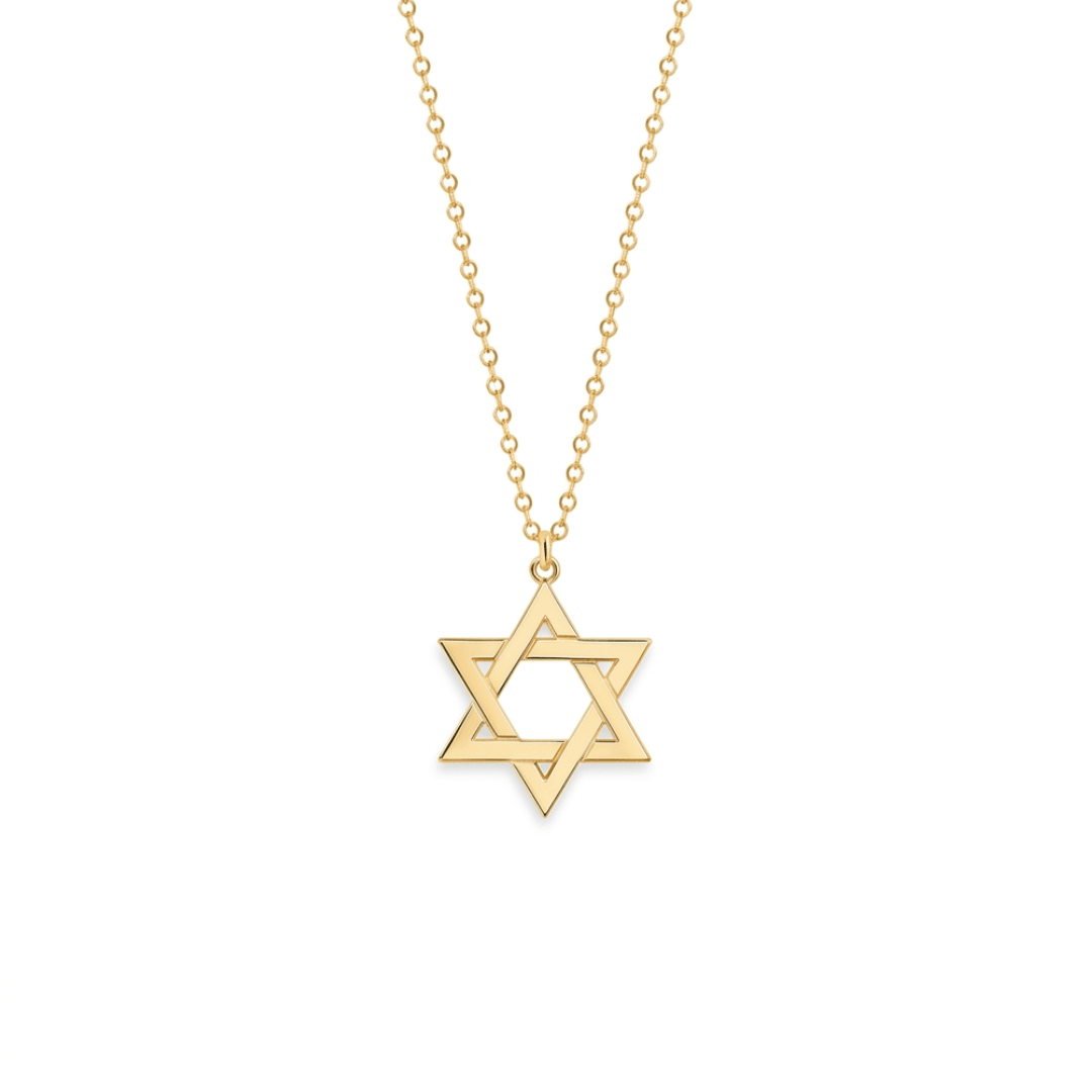 Miriam Merenfeld Jewelry - Jordan Star of David Necklace by Miriam Merenfeld - (Gold - Plated or Sterling Silver) - ModernTribe