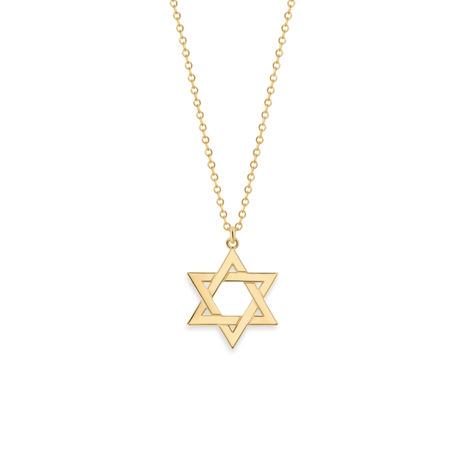 Miriam Merenfeld Jewelry - Jordan Star of David Necklace by Miriam Merenfeld - (Gold - Plated or Sterling Silver) - ModernTribe