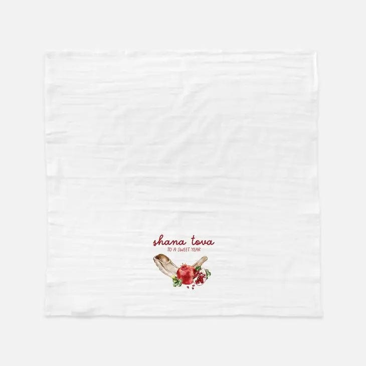 Love Always, Audrey - Shofar & Pomegranate Tea Towel - ModernTribe