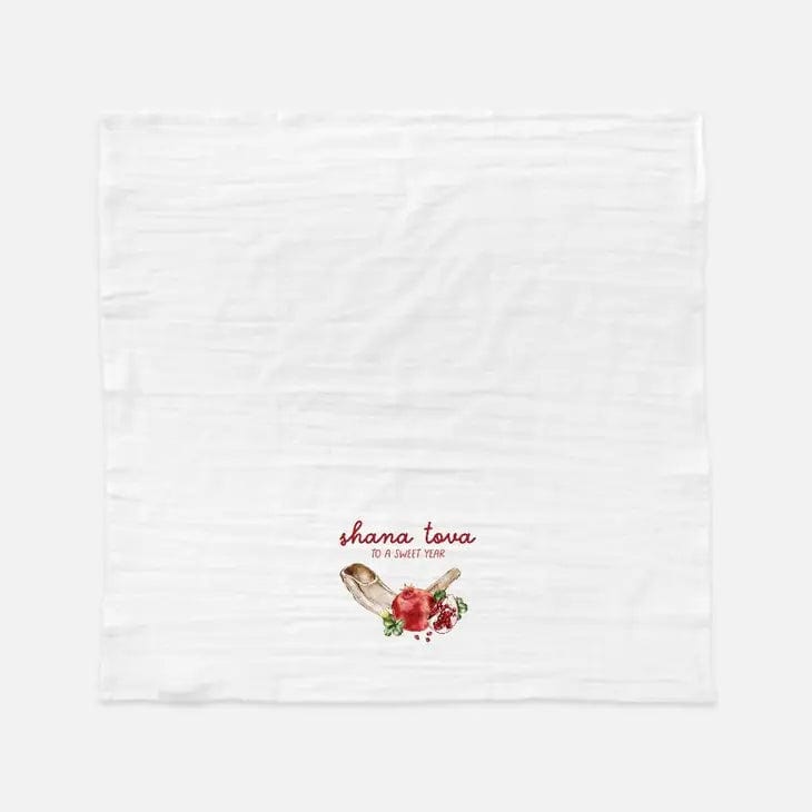 Love Always, Audrey Tea Towels Shofar & Pomegranate Tea Towel