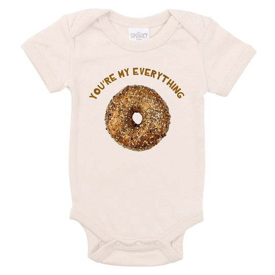 You're My Everything Bagel Baby Onesie