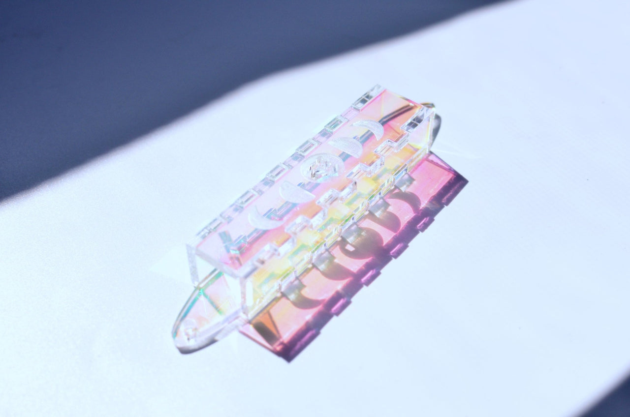 Dear Elaan - Moon Phase Acrylic Mezuzah - ModernTribe