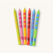 Ner Mitzvah Hanukkah Candles Multicolor Two-Tone Dripless Hanukkah Candles