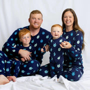 Monica + Andy Pajamas Two-Piece Adults Pajama Set Hanukkah Dreidels by Monica + Andy - (Sizes XS - XL)