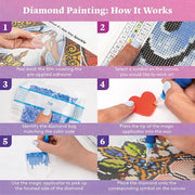 Diamond Art Club Crafts The Joy of Hanukkah Star DIY Diamond Painting Craft