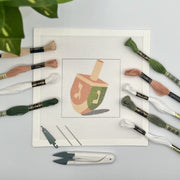 Dreidel Needlepoint Kit